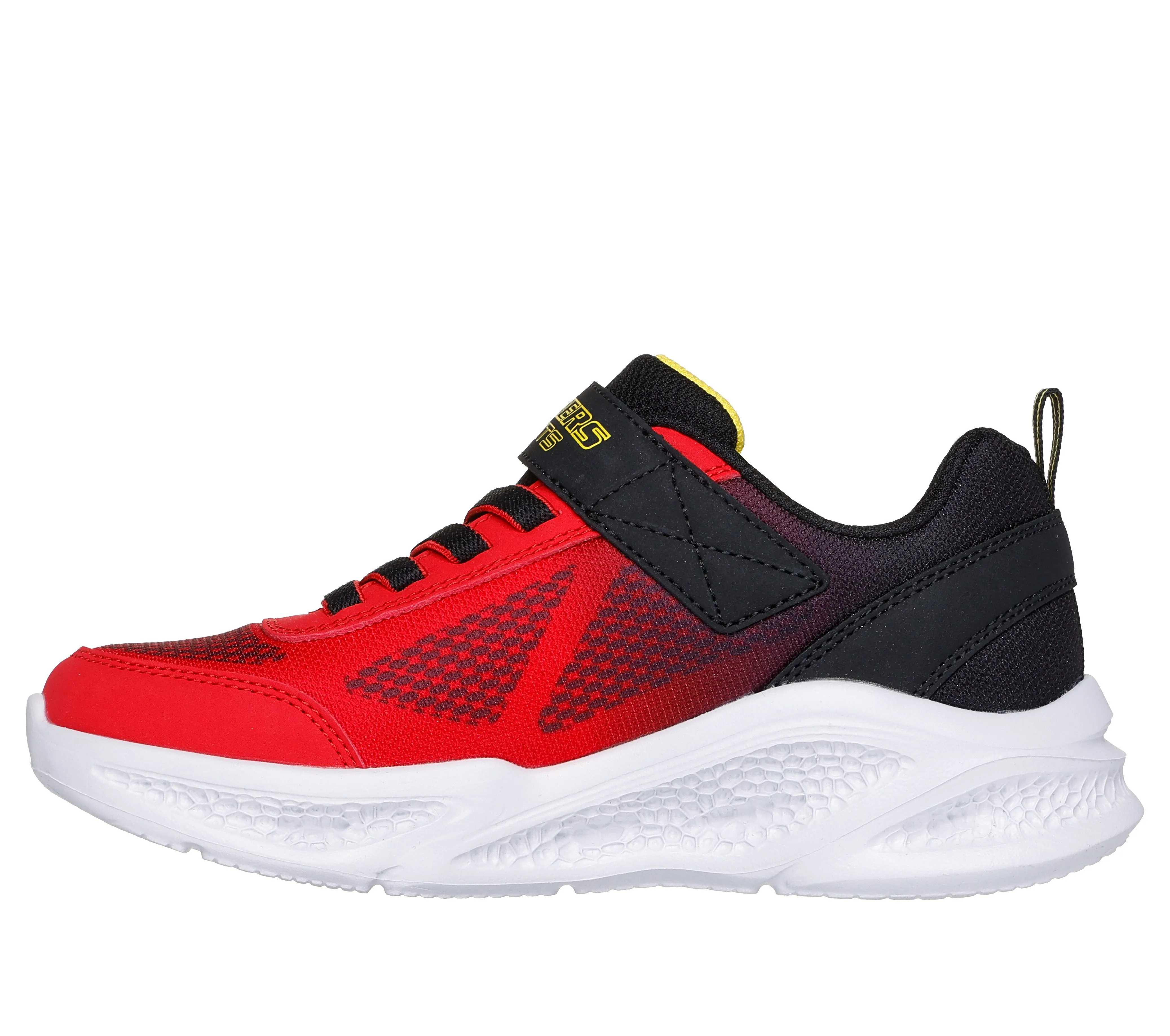SKECHERS METEOR LIGHTS KRENDOX - RED BLACK