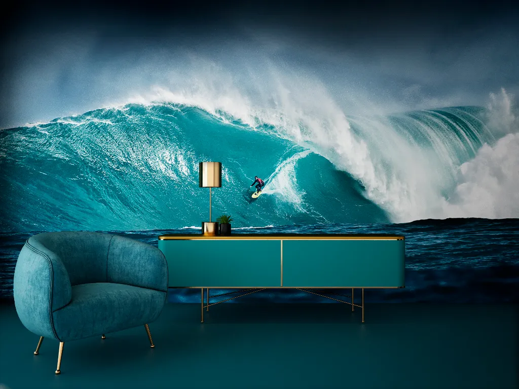 Surfing Wallpaper Mural