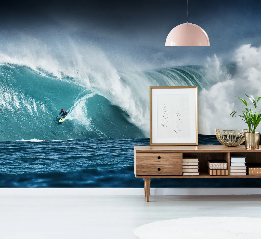 Surfing Wallpaper Mural
