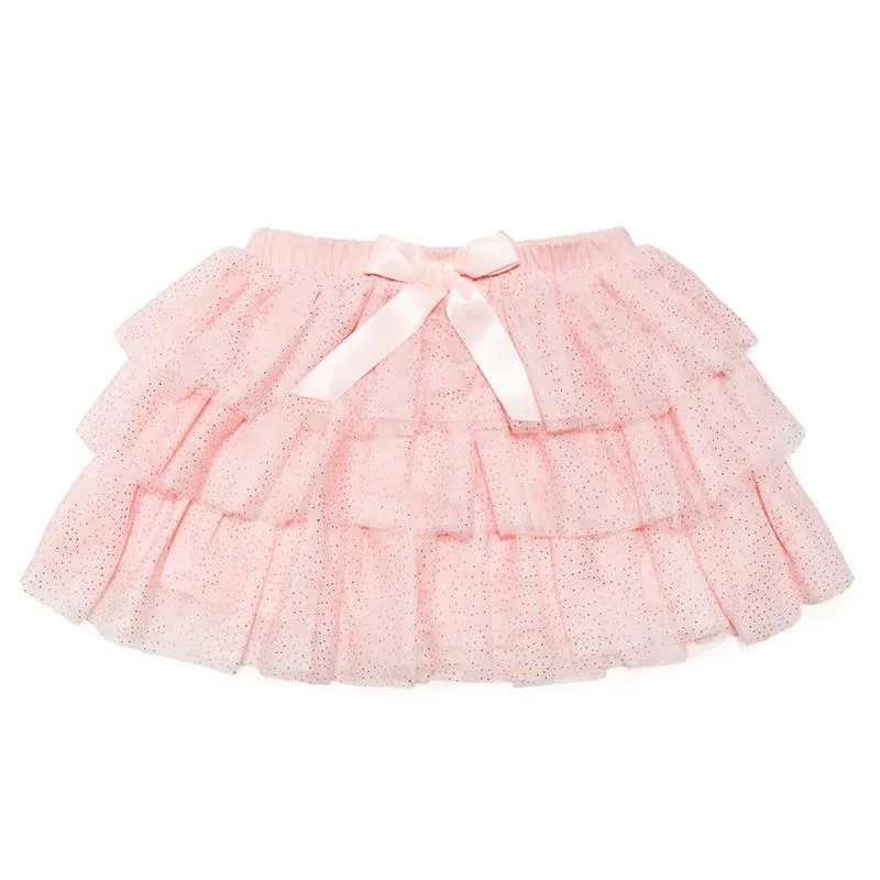 Sweet Wink - Ballet Bow Tiered Tutu Kids Dress Up Skirt