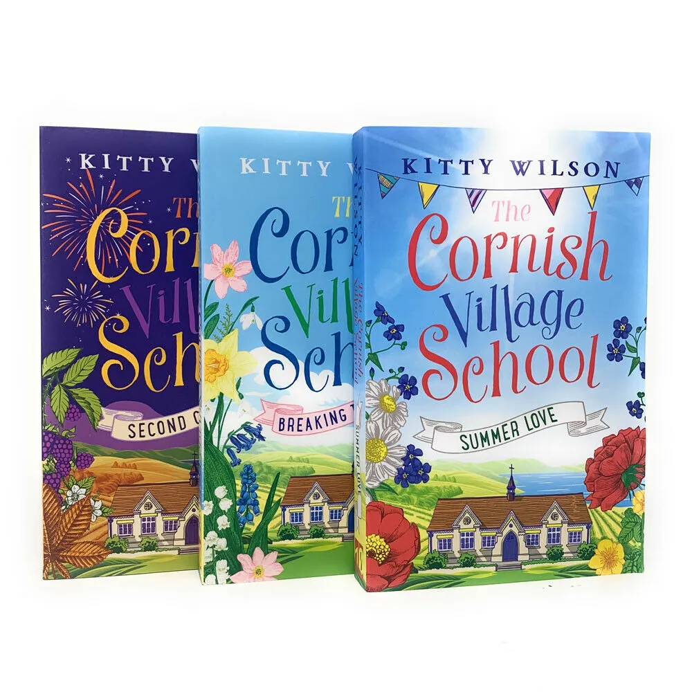 The Cornish Village School Series Collection 3 Books Set By Kitty Wilson ( Summer Love, Second Chances, The Cornish Village School Breaking the Rules)