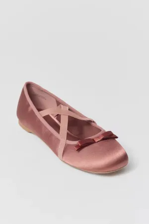 UO Kallie Cross-Strap Ballet Flat