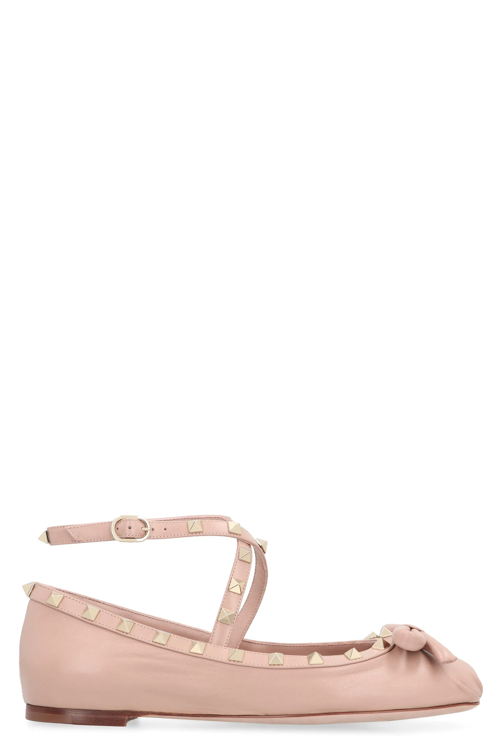 Valentino Garavani - Rockstud leather ballet flats
