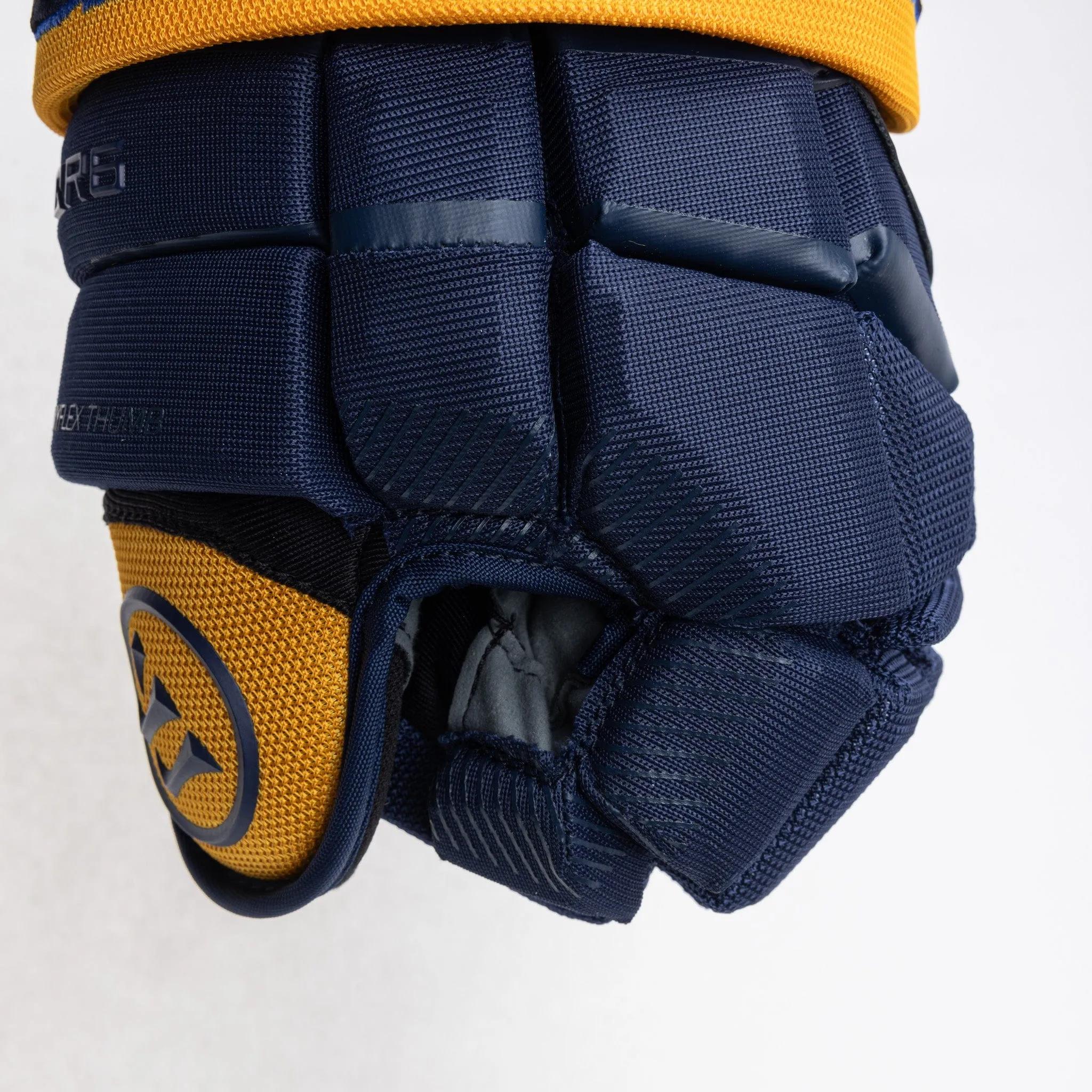 Warrior QR6 Pro Stock Senior Hockey Glove - Atlanta Gladiators