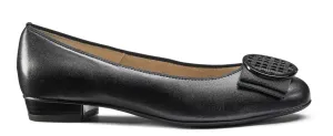 WOMEN'S ARA BAMBI FLAT | BLACK LEATHER