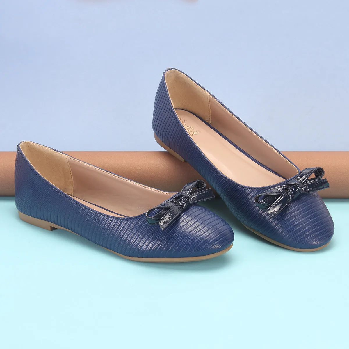 Womens "ANNA" Flat Slip On Ballet Pumps