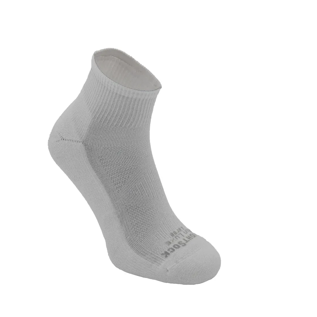 Wrightsock Run Luxe Single Layer Quarter Socks