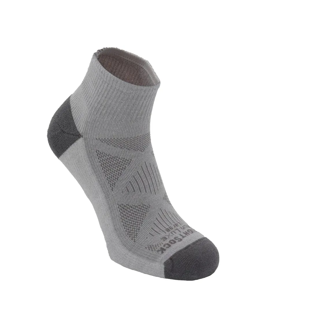 Wrightsock Run Luxe Single Layer Quarter Socks